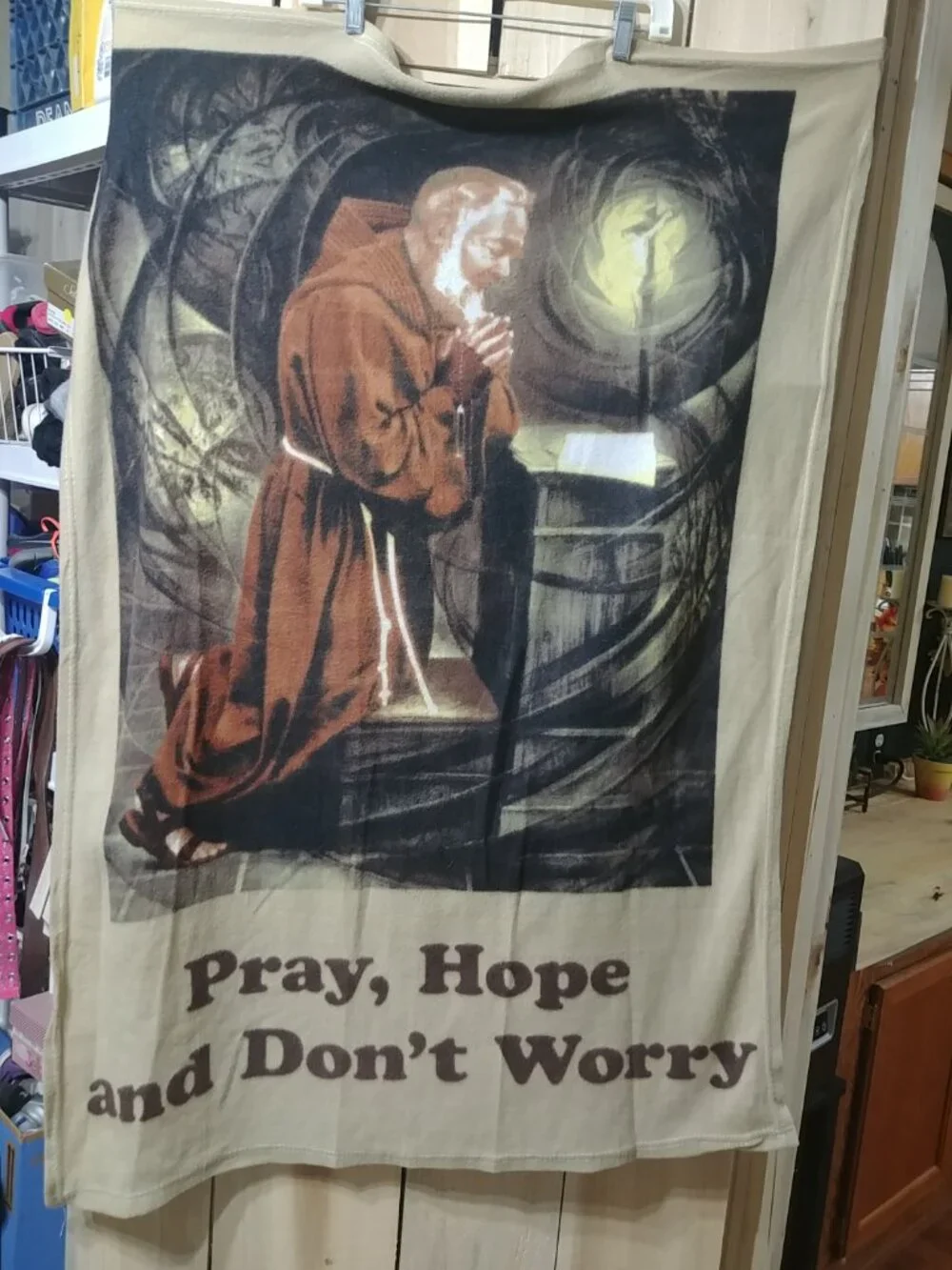 Pray ,Hope, Dont Worry throw blanket  47